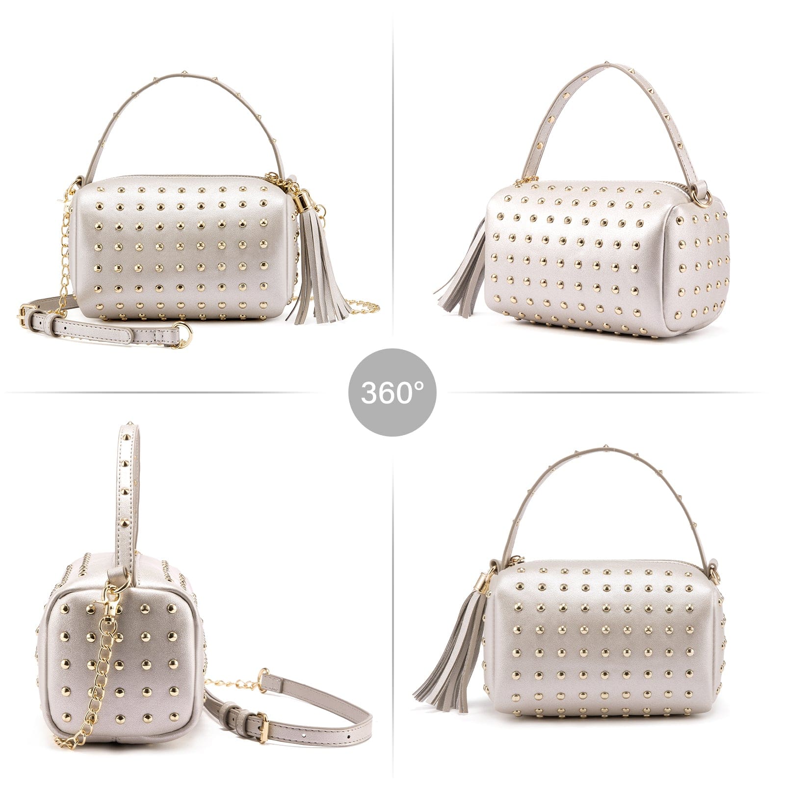 2022 LOVEVOOK wholesale Bling Rivets small shoulder bags fashion ladies mini Clutch casual daily use women handbags and purses
