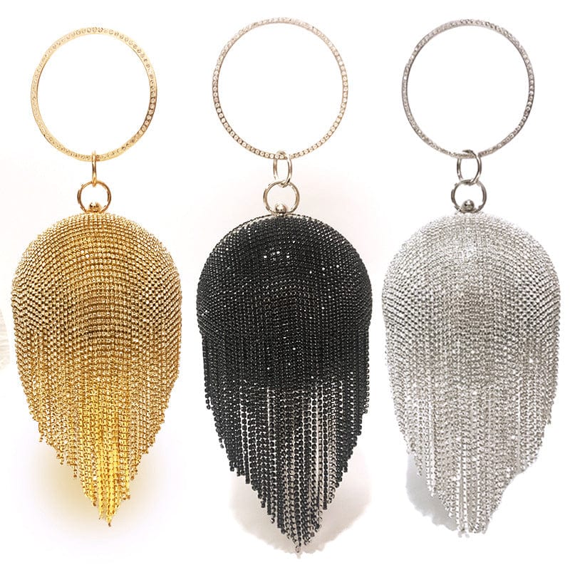 2022 Luxury Ball Handbags for Women Portable Dinner Bag Shiny Bag Wedding Diamond Clutch Bag