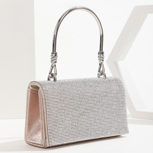 2022 Luxury Chic Diamond Small Hand Bags Rhinestone Handbags Bling Purses for Women Clutch Bag Evening Bags