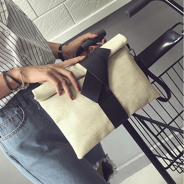 2022 New Cross-body bag Clash-colored envelope bag women's fashion simple clutch bag
