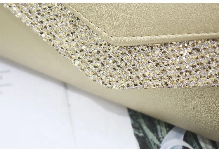 2022 New Fashion European And American Sequined Ladies Clutch Pu High Quality Ladies Messenger Dinner Evening Bag