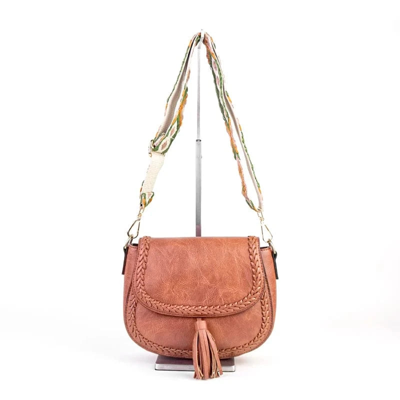 2022 New trend hot selling wholesale Europe Vintage Vegan Leather Retro Small Messenger Bags Saddle Bags Purse For Women