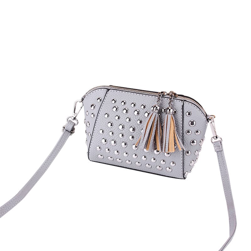 2022 new trend rivet fringed small  fashion woman bags cross body bag shoulder bag wholesale 13090