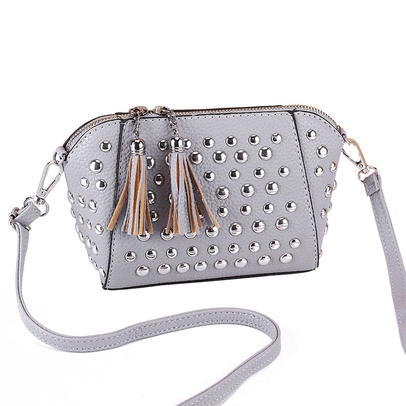 2022 new trend rivet fringed small  fashion woman bags cross body bag shoulder bag wholesale 13090