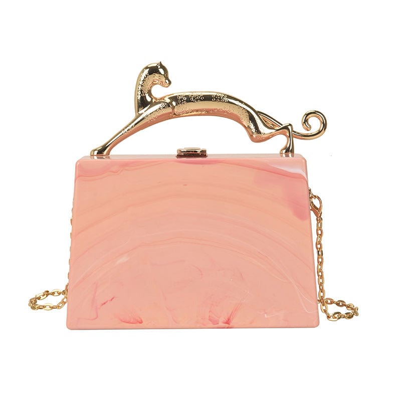 2022 Newest Unique acrylic handbag purse personalized clasp purse for girls