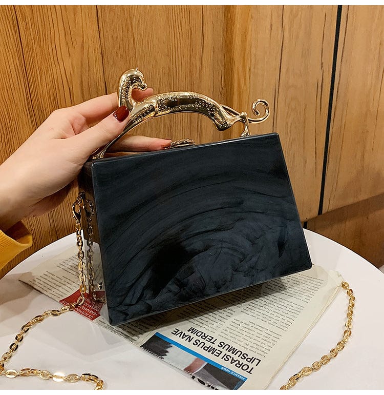 2022 Newest Unique acrylic handbag purse personalized clasp purse for girls