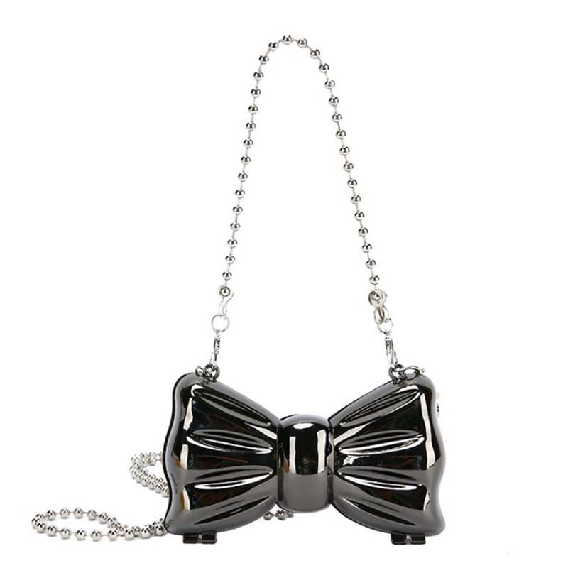2022 Spring Luxury Metal Vintage Ladies Hand Shoulder Sling Bags Bowknot Women's Mini Crossbody Bags