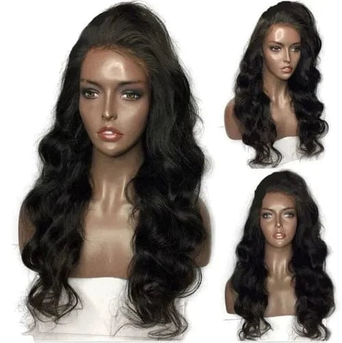 2022 Stock 100% Virgin Brazilian Human Hair 1B Straight Body Wave Deep Wave Curly 13X4 Hd Lace Frontal High density Wig