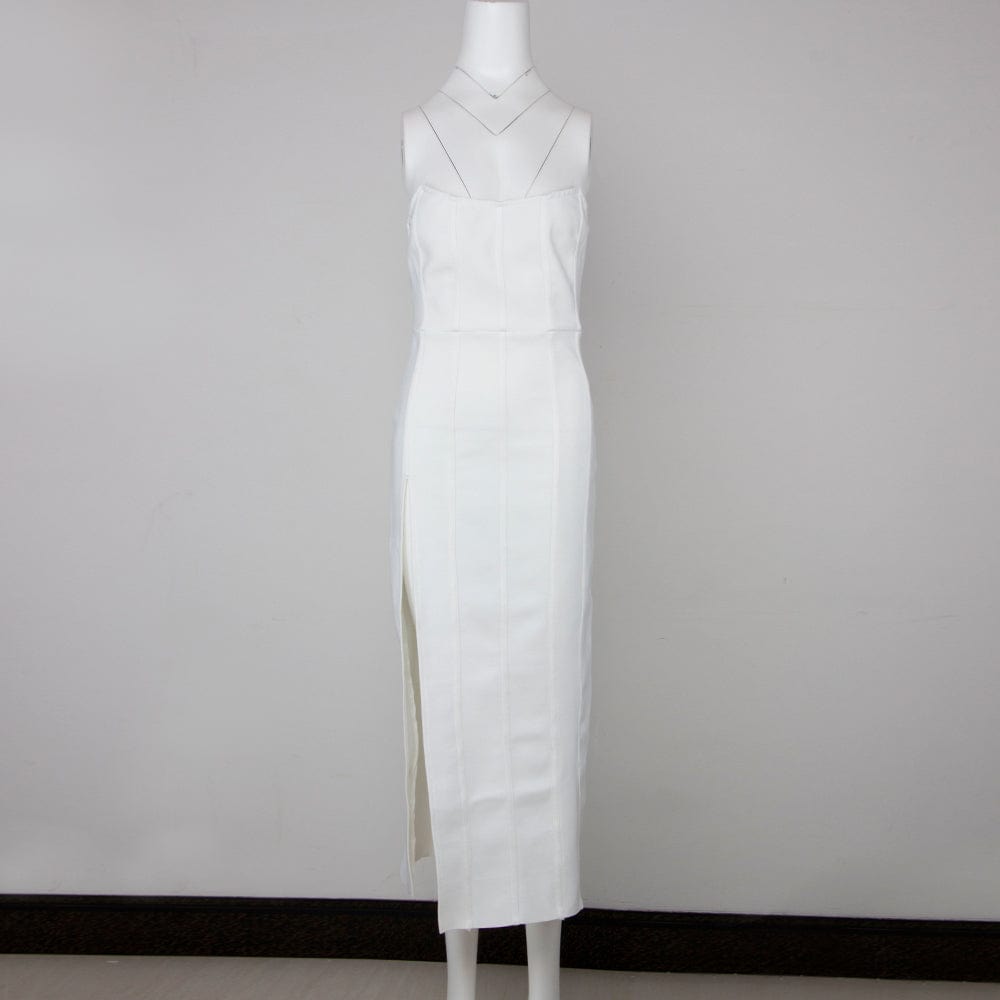 2022 Summer Popular Off Shoulder Sleeveless Dresses Casual Long Dresses Party Celebrity Dresses Clothing