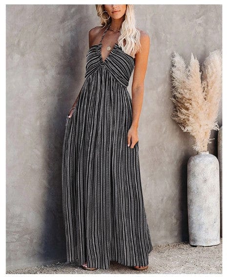 2022 summer women clothing loose casual long dress sleeveless sexy split maxi dress ladies