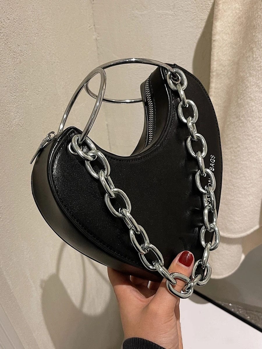 2022 Xianjian Latest Designer Heart Shaped Chain Shoulder HANDBAG Novelty Purse Handbag