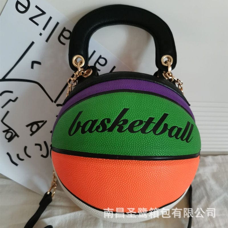 2022 Xianjian  Real Factory Unique Basketball Purse Handbag Multicolored Basketball Purse Guangzhou Bags Factory