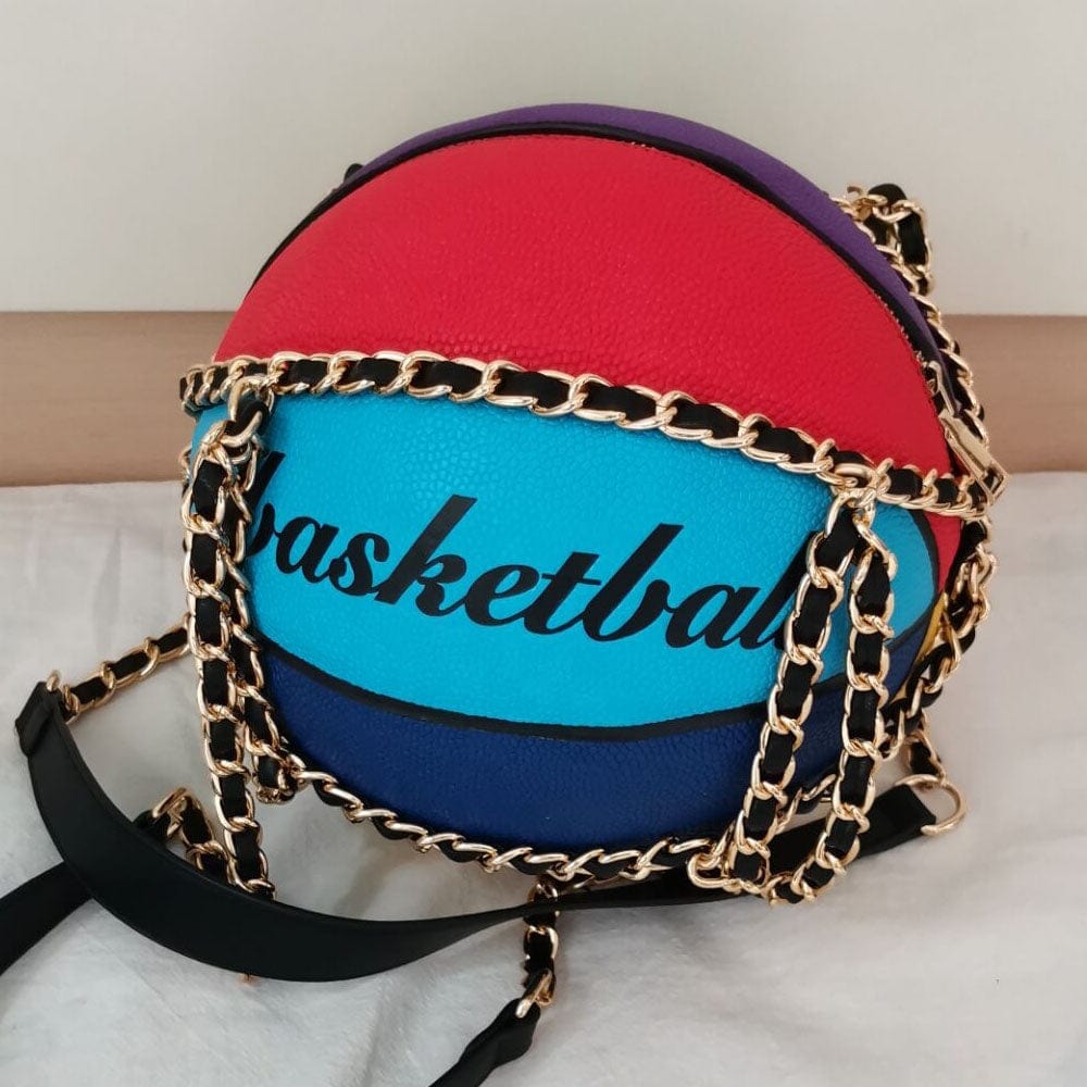 2022 Xianjian  Real Factory Unique Basketball Purse Handbag Multicolored Basketball Purse Guangzhou Bags Factory