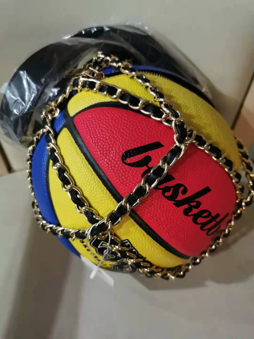 2022 Xianjian  Real Factory Unique Basketball Purse Handbag Multicolored Basketball Purse Guangzhou Bags Factory