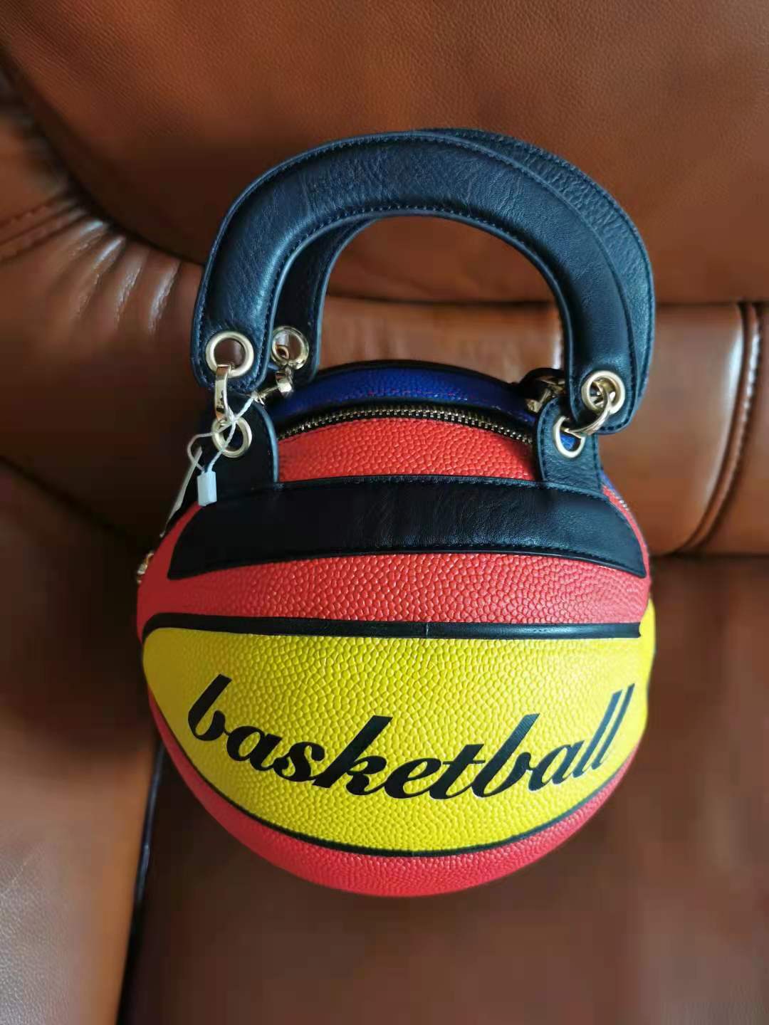 2022 Xianjian  Real Factory Unique Basketball Purse Handbag Multicolored Basketball Purse Guangzhou Bags Factory