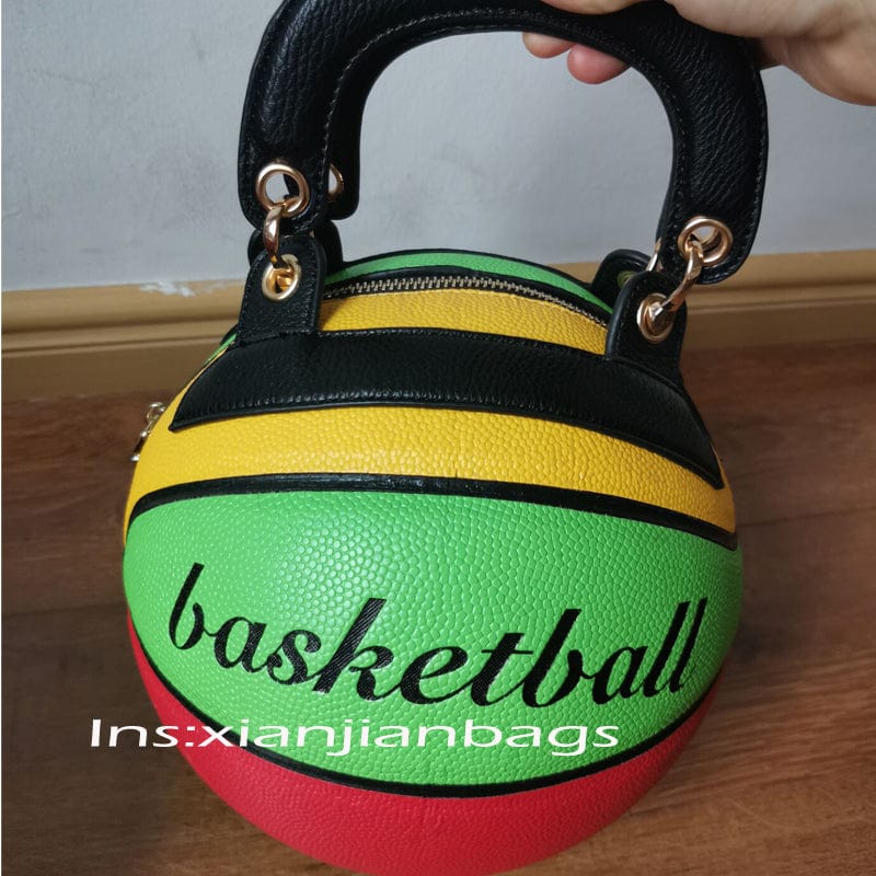 2022 Xianjian  Real Factory Unique Basketball Purse Handbag Multicolored Basketball Purse Guangzhou Bags Factory