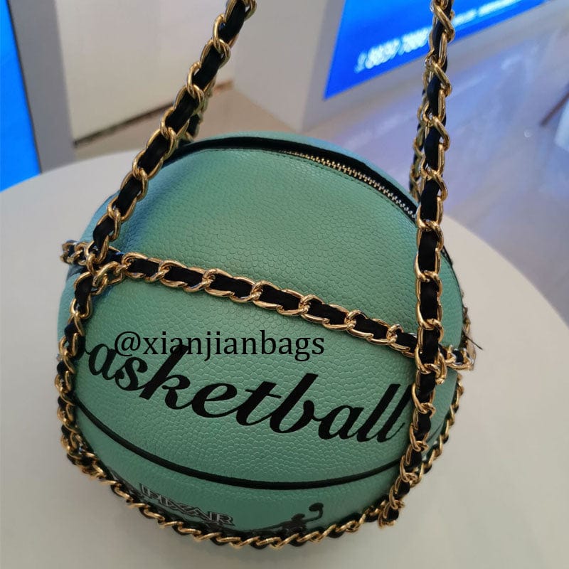 2022 Xianjian  Real Factory Unique Basketball Purse Handbag Multicolored Basketball Purse Guangzhou Bags Factory