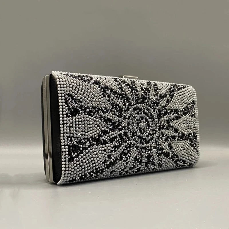 2023 bling crystal beaded wedding clutch bridal purse evening bag ladies dinner party unique clutch purse