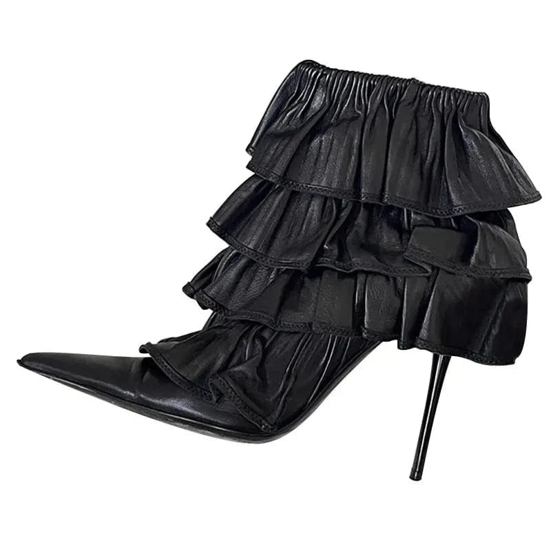 2023 hot sale booties woman ankle heel ankle  booty gummies band