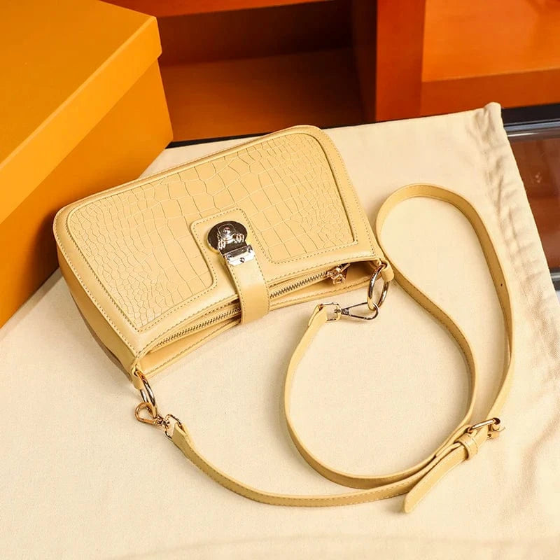 2023 hot sale luxury handbag guangdong pu leather purse designs crocodile mini stylish handbags for women