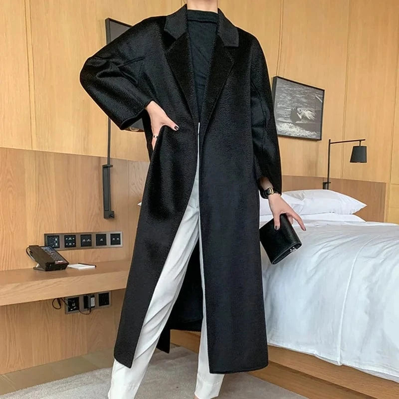 2023 New Arrival Women's 100% Genuine Wool Coats Classic Great Quality Wool Overcoat