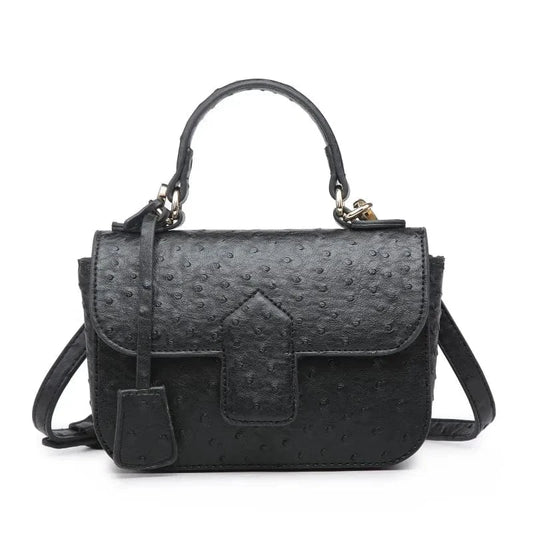 2023 new design green handbag bag women pu leather sling bag for woman embossed ostrich skin handbags