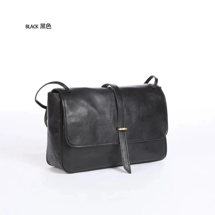 2023 New Leather Women's Underarm Bag Large Capacity Underarm Bag Vintage Handmade Leather Crossbody Bag Genuine Cowhide Leather