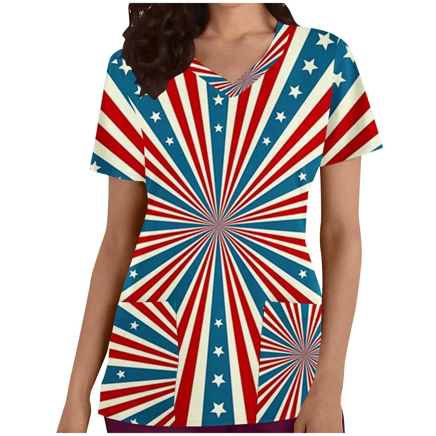 2023 new style fashion Custom Nurse Scrub Top doctor Nursing Scrubs Uniform Long Sleeves Scrubs printed Tops