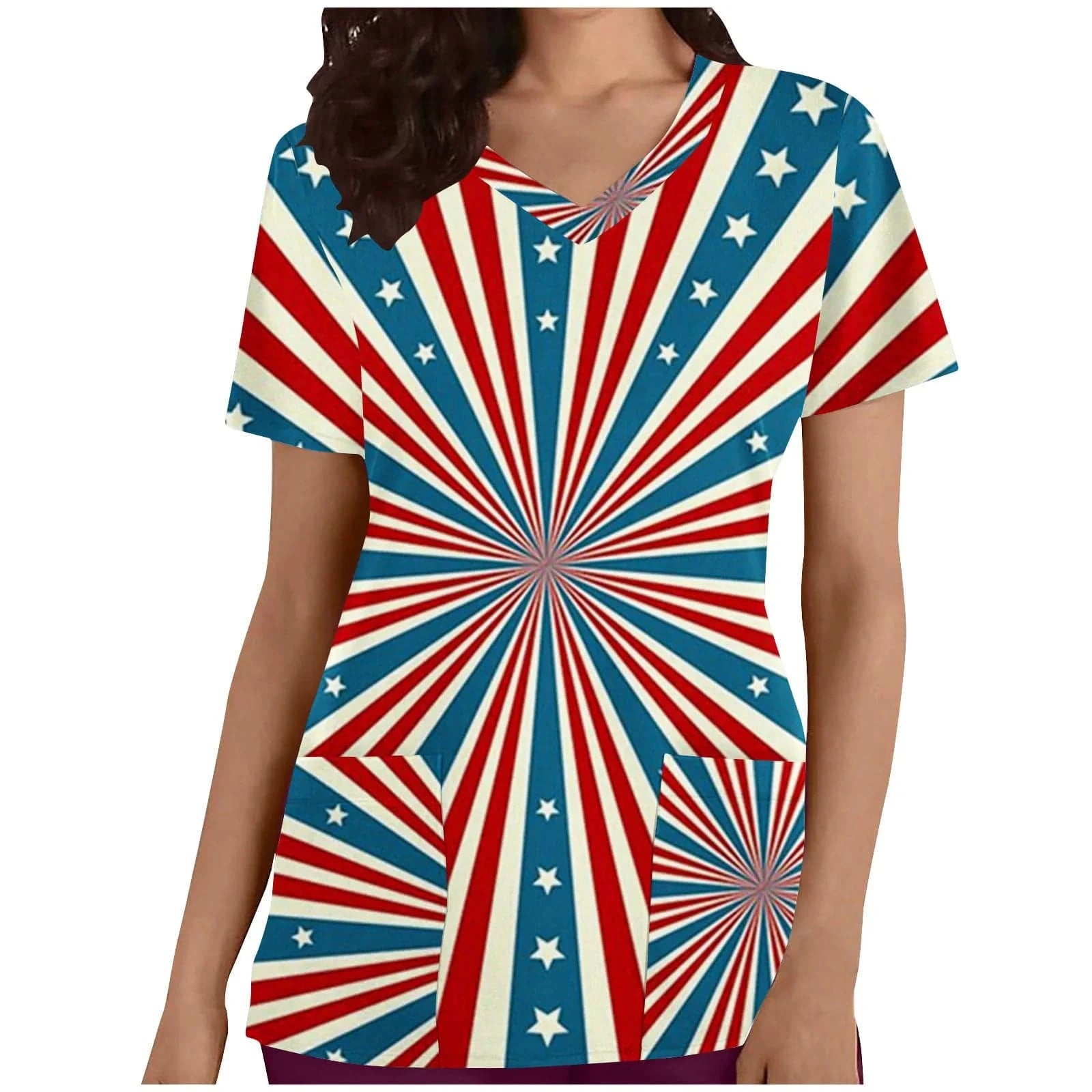 2023 new style fashion Custom Nurse Scrub Top doctor Nursing Scrubs Uniform Long Sleeves Scrubs printed Tops