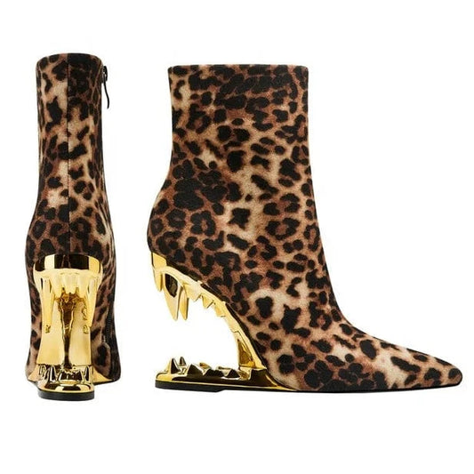 2023 new style Luxury Fashion Custom Women Winter Pointed Toe Elastic Boots Sexy High Heel Ankle Boots