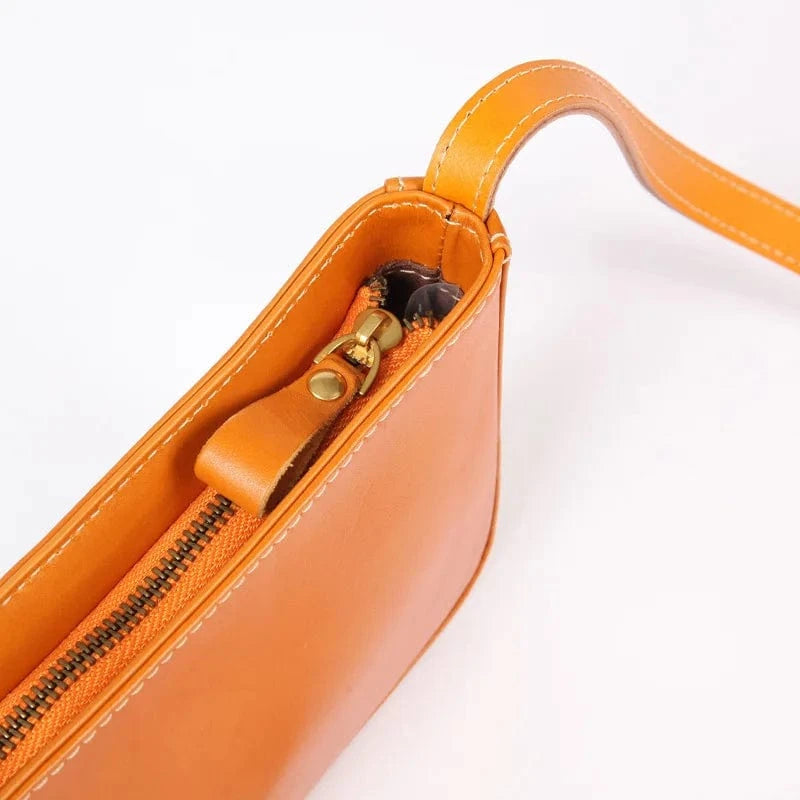 2023 New Summer Casual Ladies Genuine Leather Shoulder Bag Senior Texture Ladies Shoulder Bag