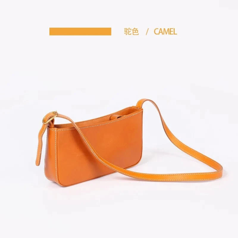2023 New Summer Casual Ladies Genuine Leather Shoulder Bag Senior Texture Ladies Shoulder Bag