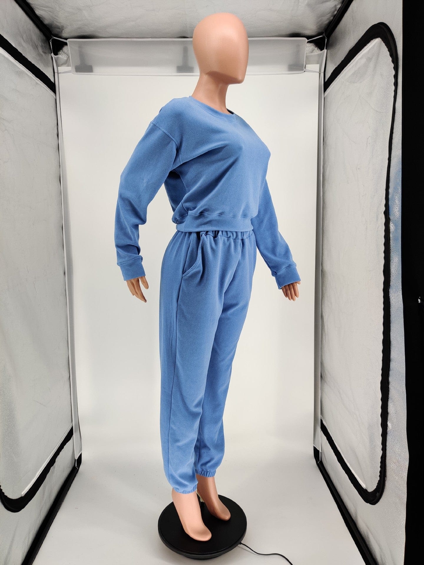 2023 New Woman Sweatsuits Plain Fleece Jogger Tracksuit Sweatsuit Set Two Piece Pants Set Clothing Vendor Matching Sweatsuit