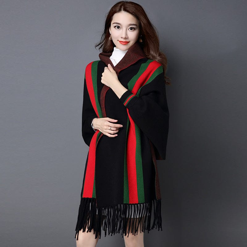 2023 spring Hot sale Luxury fashion women plus size loose knitted jacquard flower print women shawl