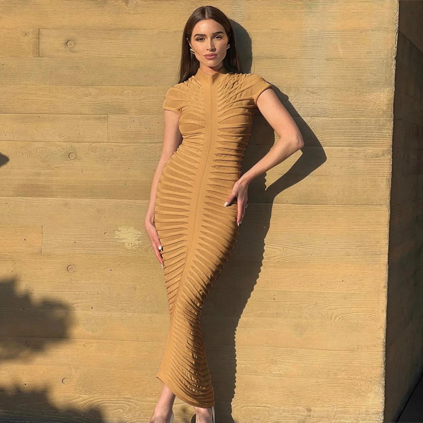 2023 Stripes See Through Ladies Elegant Casual bodycon black transparent woman party wear hot sexy night club dresses for women