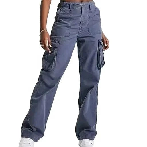 2023 Summer New casual Versatile Green overalls Hot girls High waist Slimming pants women's fashion