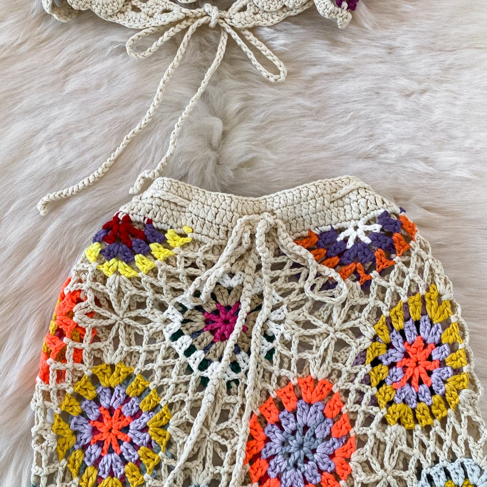 2023 Women Clothing Beach Wear Sexy Fringe Detail Random Hand Crochet Bikini Set