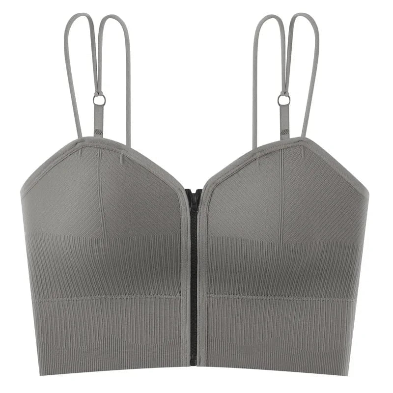 2024 Fashion New Women Lady Girls  Fashion Hot Sale vest  Zipper Design for Hot Girls Women's Bodycon Underwear