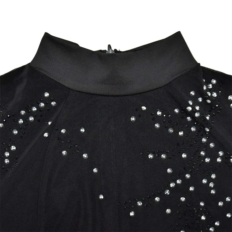 2024 hot sexy luxury women elegant black exaggerated feather pearls rhinestone beaded mesh sheer see through evening gown dress