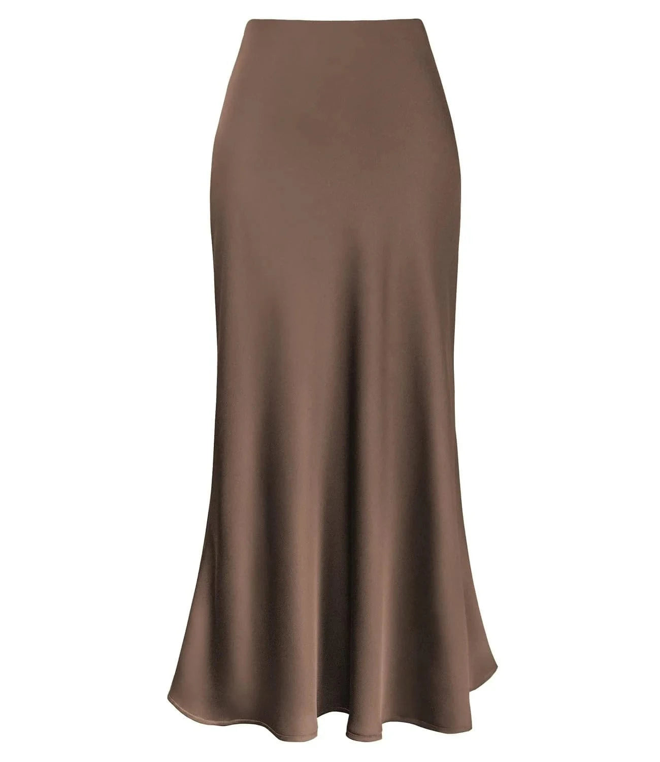 2024 Spring And Summer Women's Skirt Gentle Temperament Silky Texture Vertical High Waist Fishtail Ladies Fashion Skirt