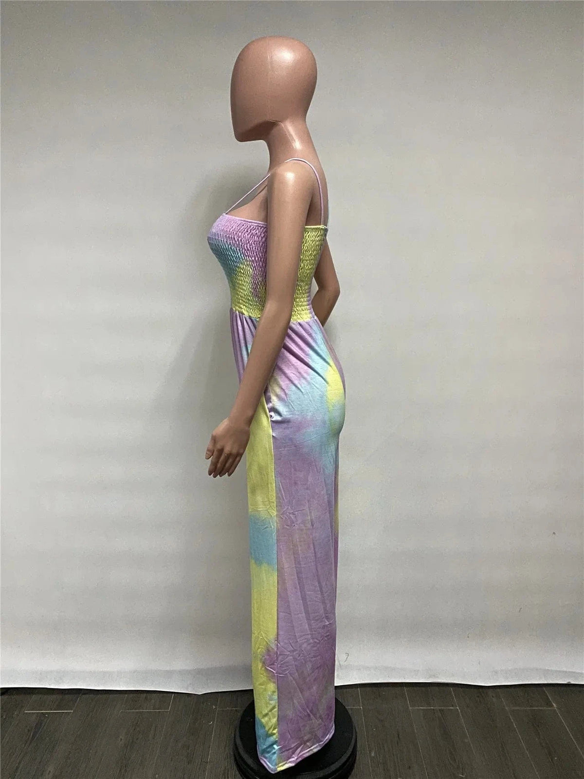 20515-MX13 loose wide leg spaghetti strap design jumpsuit women sehe fashion