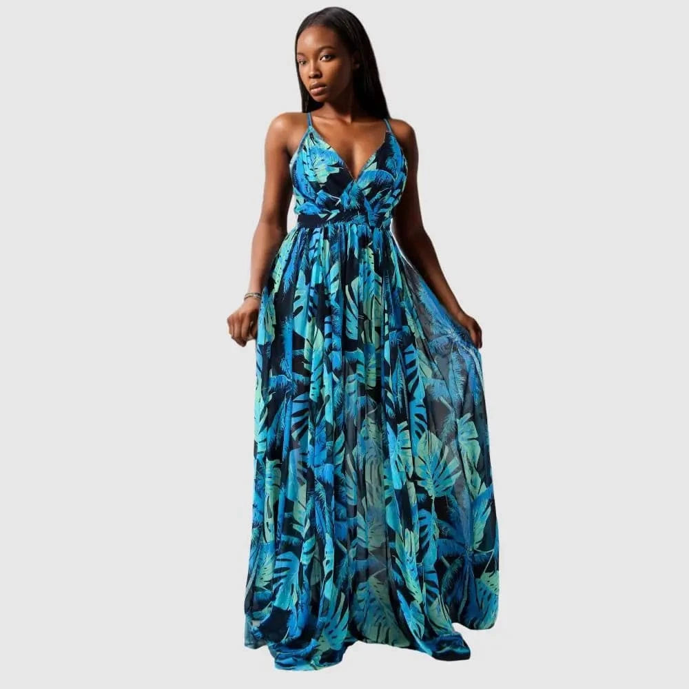 20611-MX2 11 colors pretty floral print chiffon dresses women sehe fashion