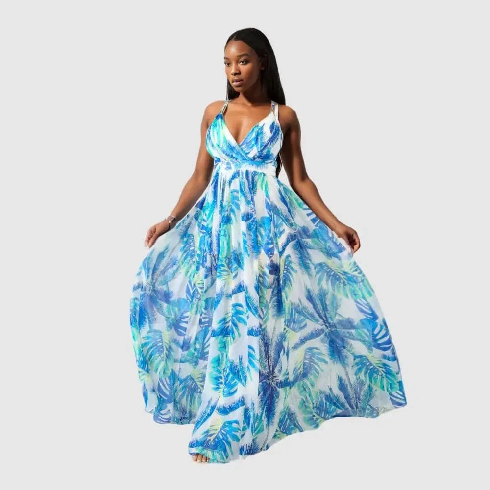 20611-MX2 11 colors pretty floral print chiffon dresses women sehe fashion