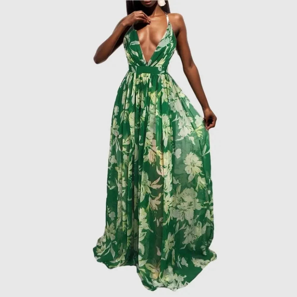 20611-MX2 11 colors pretty floral print chiffon dresses women sehe fashion