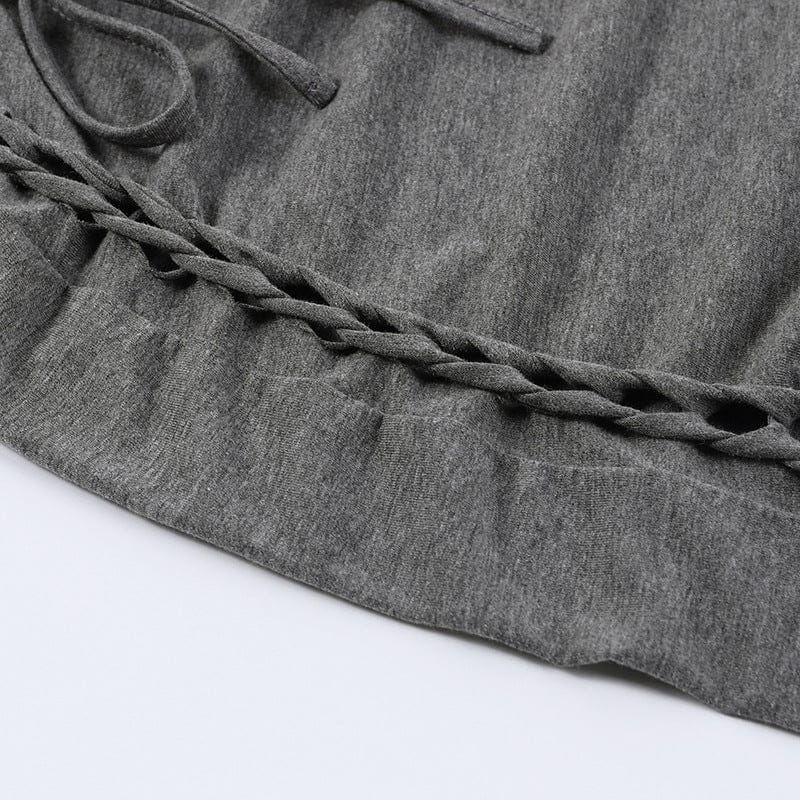 2079 Knitting Backless Sleeveless Hollow Out Mini Sexy Bodycon Women Dress 2022 New Fashion Party Elegant Wholesale Clothes