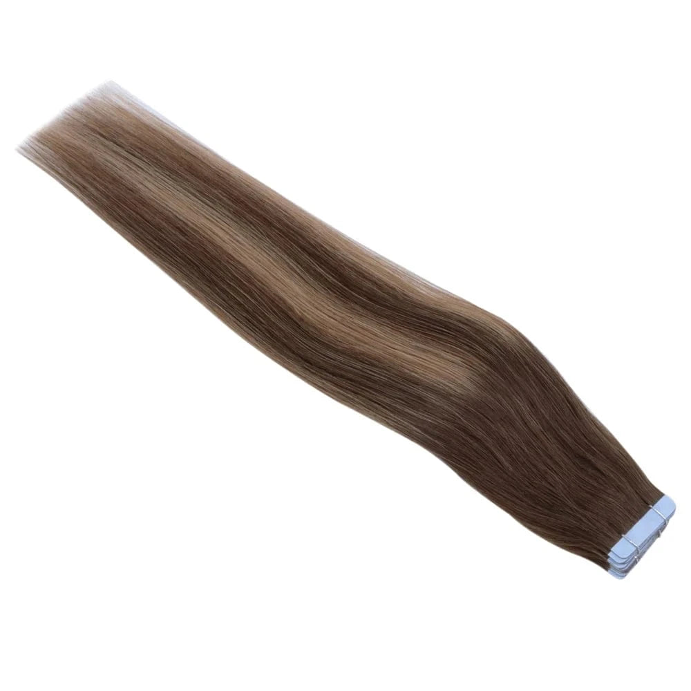 20inch Real Human cuticle vrigin remy hair tape human hair extensions for beautiful ladies