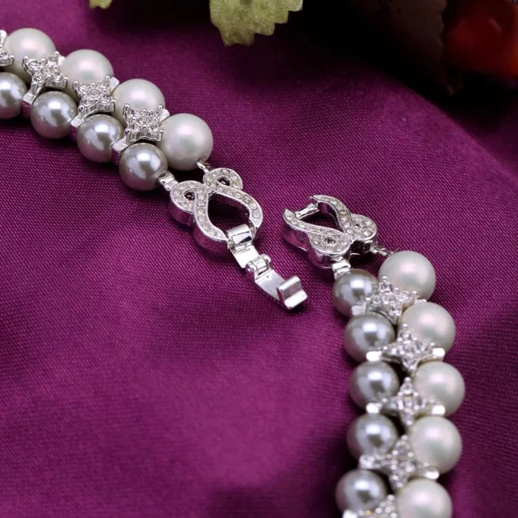 20inches / xl01501 LWN41208 New Trend Luxury Baroque Simple Mother Of Multi Black Pearl Strand Pendant Short Set Jewelry Necklace For Women