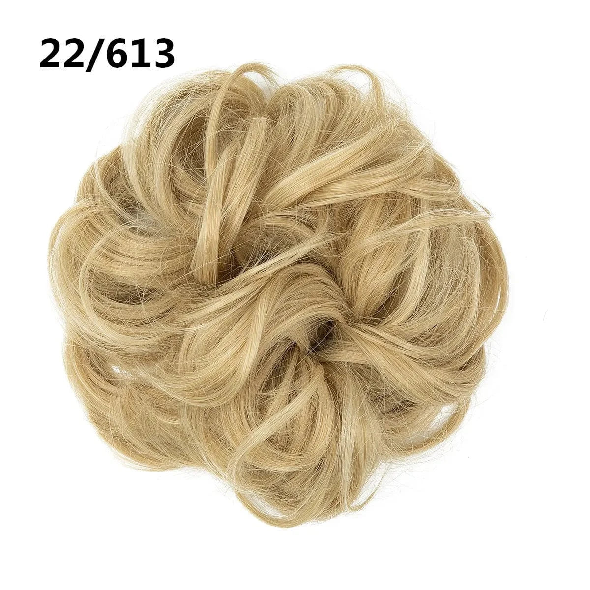 22/613 SARLA Wholesale Fabric Wrap Curly Wigs Scrunchie Elastic Rubber Band SyntheticEasy Messy Hair Bun Extensions chignon Hair Women