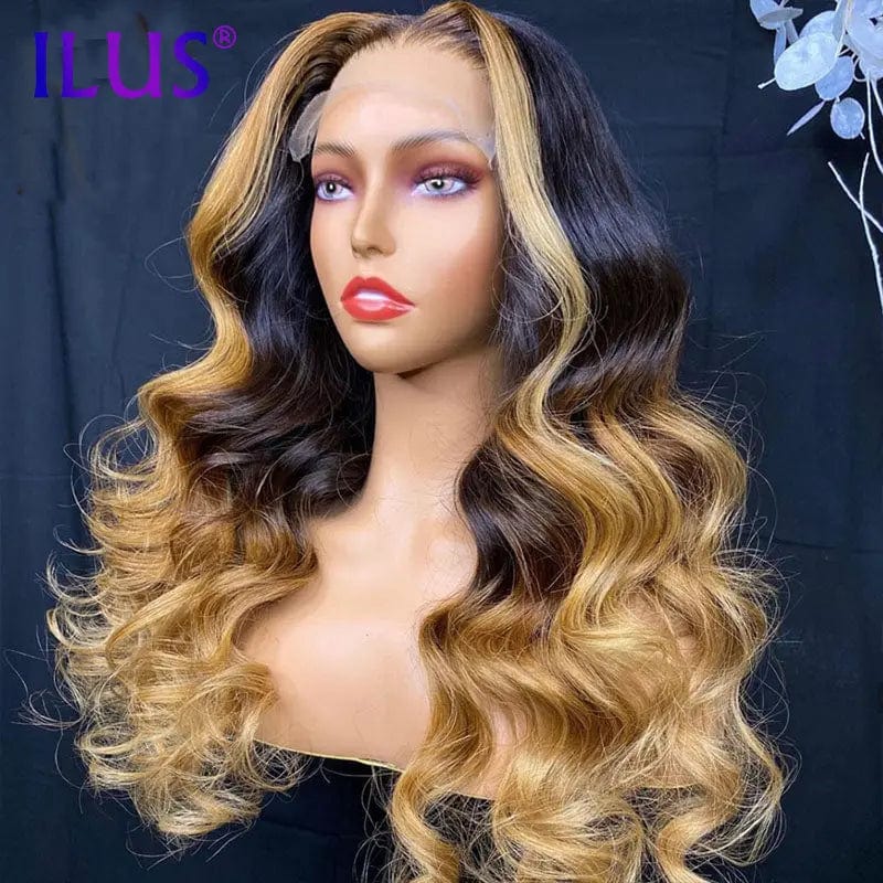 22 Inches / 27# Body Wave 1B/27 Highlight Colored Full Lace Wigs