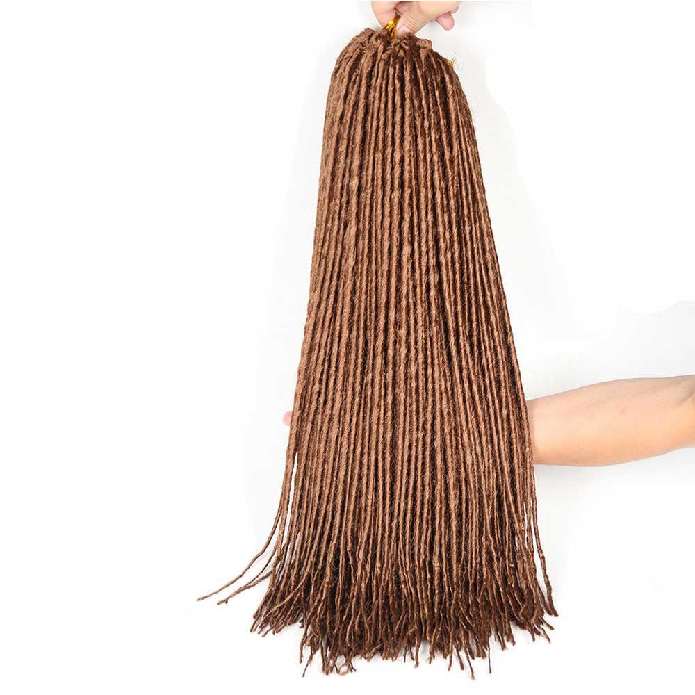 22 Inches / 3 Beanie Cheap Synthetic Wool Dreadlocks straight faux locs